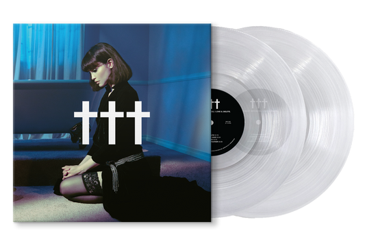 ††† CROSSES GOODNIGHT GOD BLESS I LOVE U DELETE. LIMITED EDITION CLEAR DOUBLE VINYL