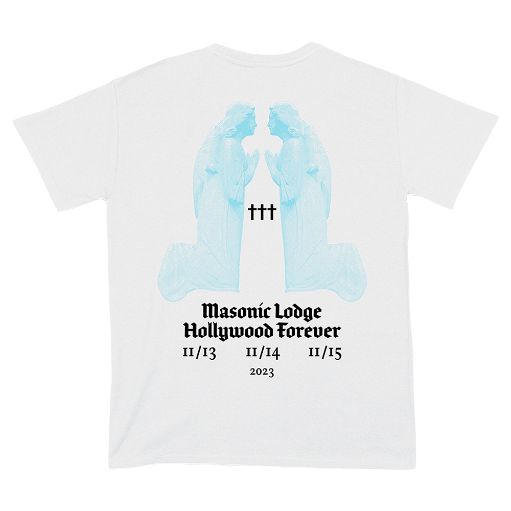 ††† Hollywood Forever Angels Tour Tee White