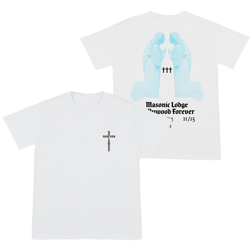 ††† Hollywood Forever Angels Tour Tee White