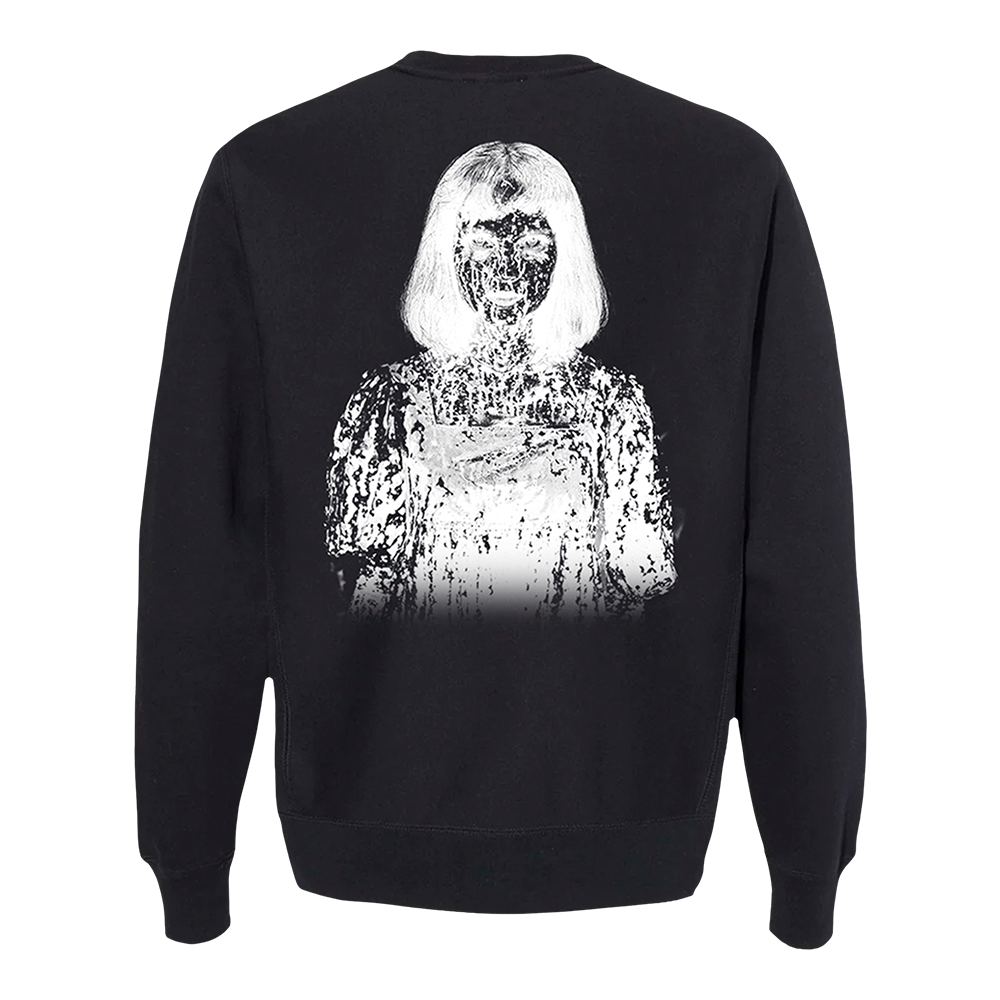 ††† Drip Girl Crewneck Fleece Black