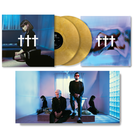 ††† CROSSES GOODNIGHT GOD BLESS I LOVE U DELETE. DELUXE LIMITED EDITION GOLD NUGGET DOUBLE VINYL