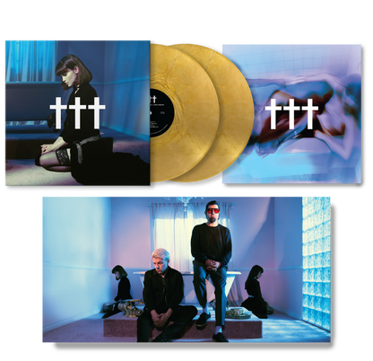 ††† CROSSES GOODNIGHT GOD BLESS I LOVE U DELETE. DELUXE LIMITED EDITION GOLD NUGGET DOUBLE VINYL