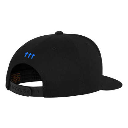 ††† GNGBILUD Black Snapback Hat