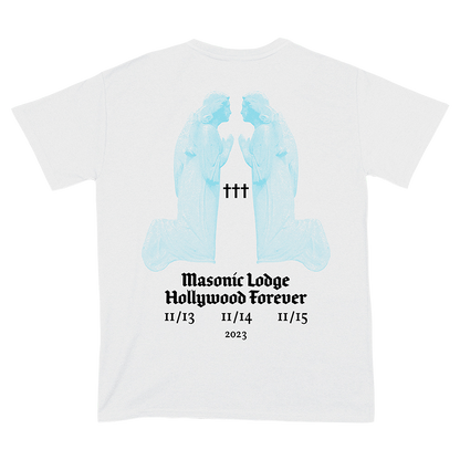 ††† Hollywood Forever Angels Tour Tee White