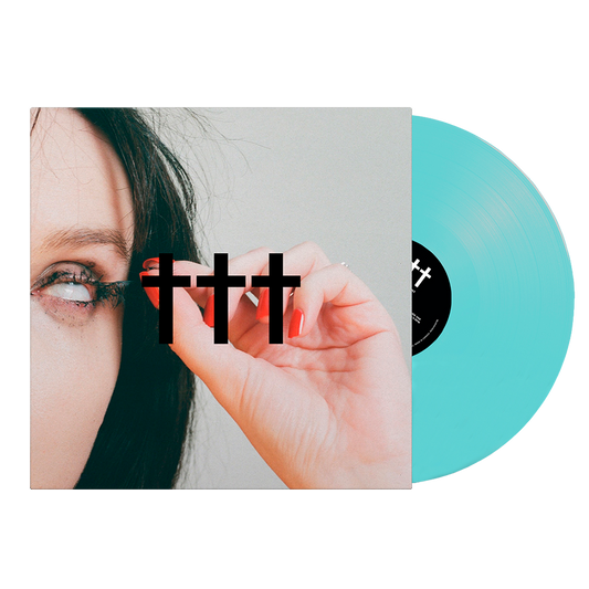 SOLD OUT ††† Crosses Permanent.Radiant Transparent Blue Vinyl