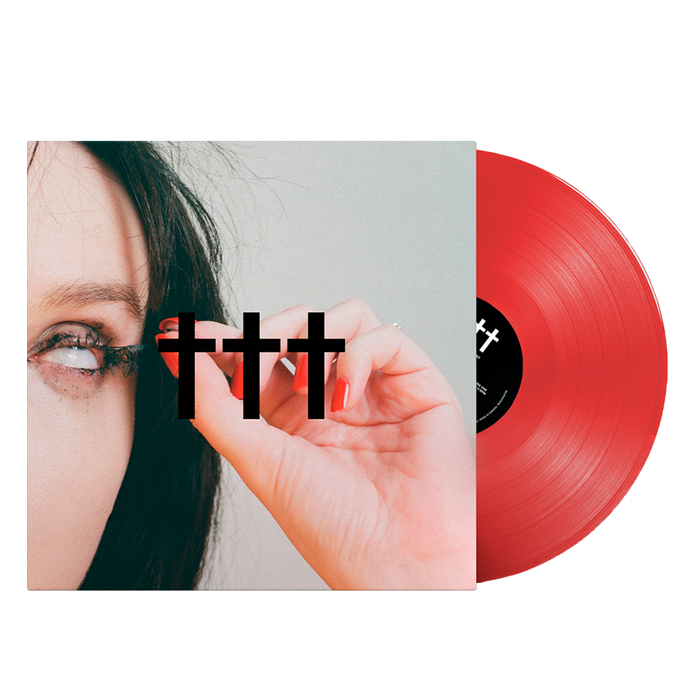 SOLD OUT ††† Crosses Permanent.Radiant Transparent Ruby Exclusive Vinyl