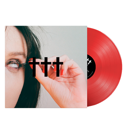 SOLD OUT ††† Crosses Permanent.Radiant Transparent Ruby Exclusive Vinyl