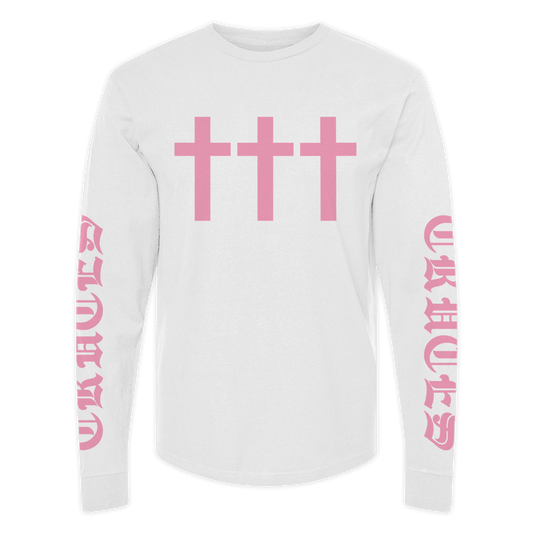 SOLD OUT ††† Cruces Long Sleeve White Tee