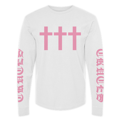 SOLD OUT ††† Cruces Long Sleeve White Tee