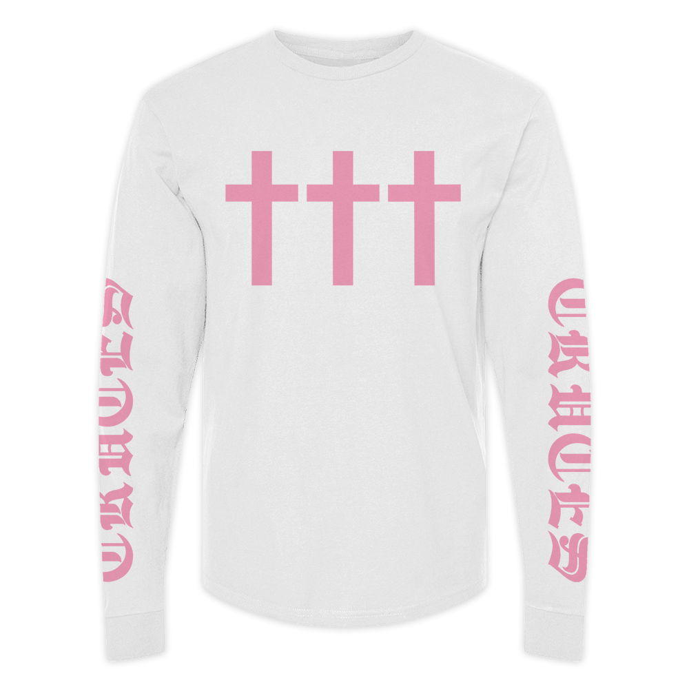 SOLD OUT ††† Cruces Long Sleeve White Tee