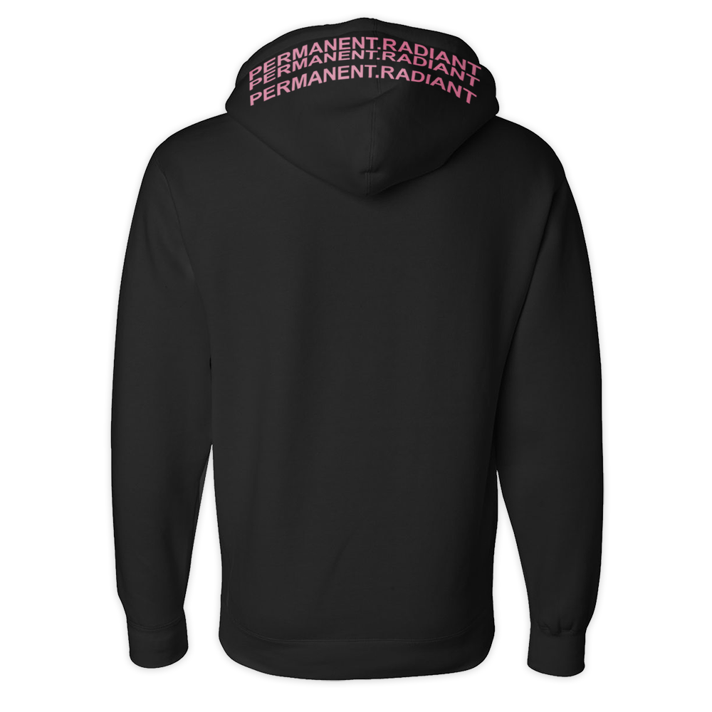 SOLD OUT ††† Permanant.Radiant Black Hoodie