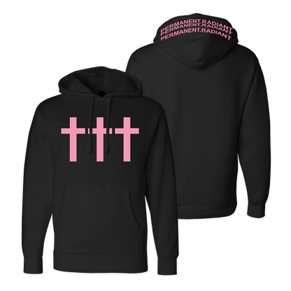 SOLD OUT ††† Permanent.Radiant Black Hoodie